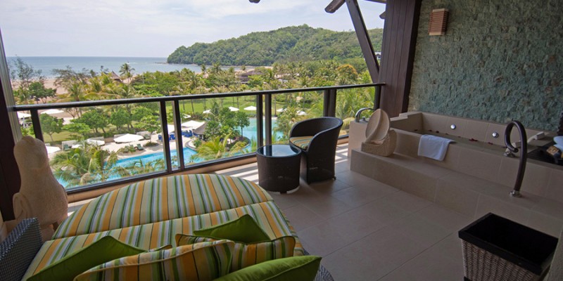 Terrace of Luxury Hotel